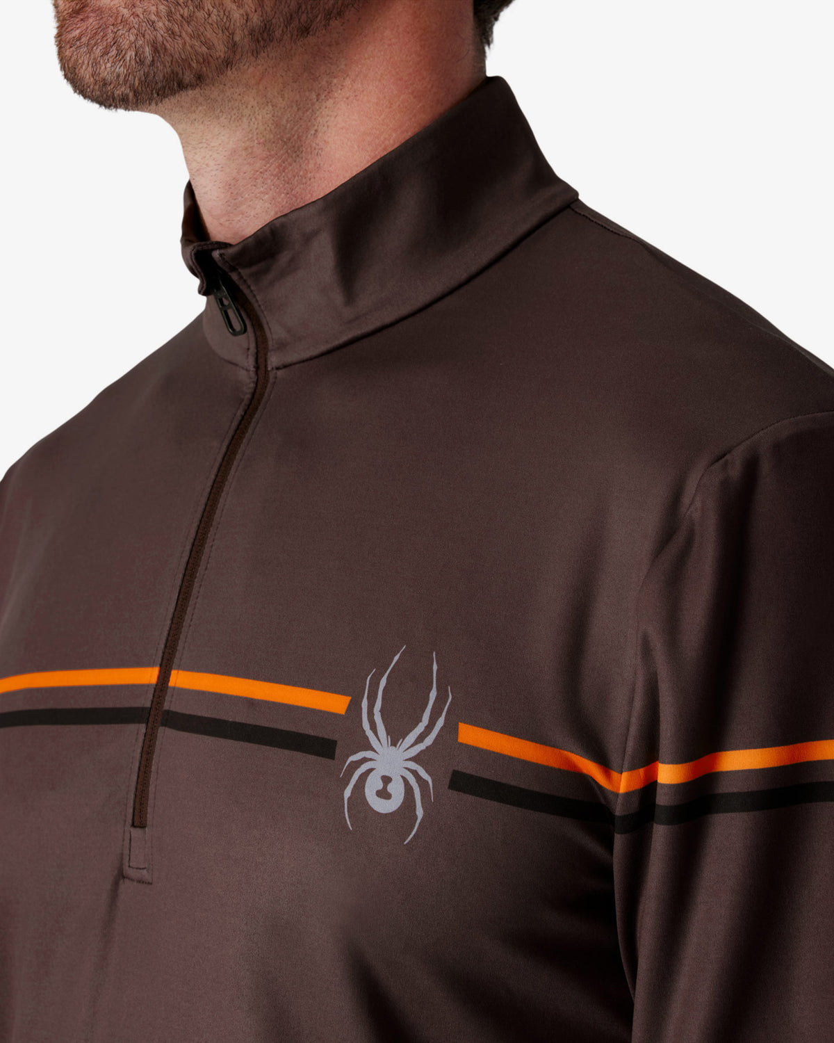 Men's Legacy 1/2 Zip - Mocha