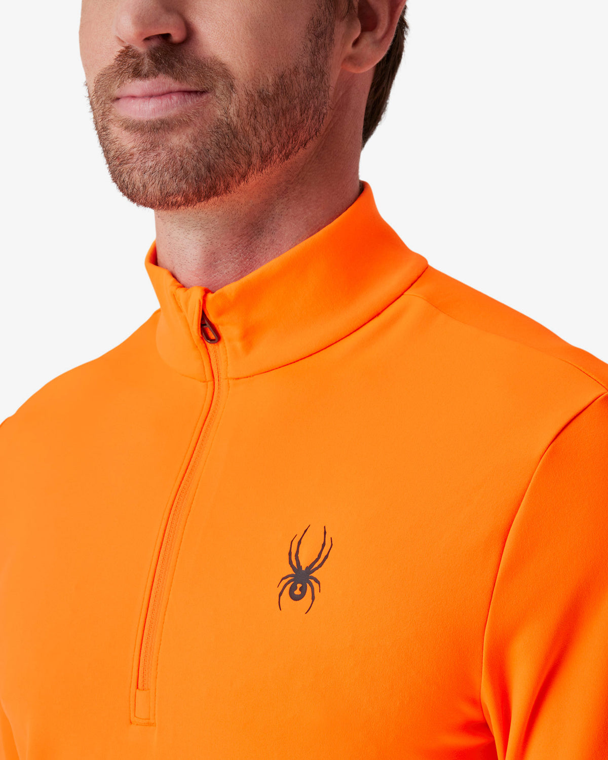 Men's Prospect 1/2 Zip - Fusion Orange