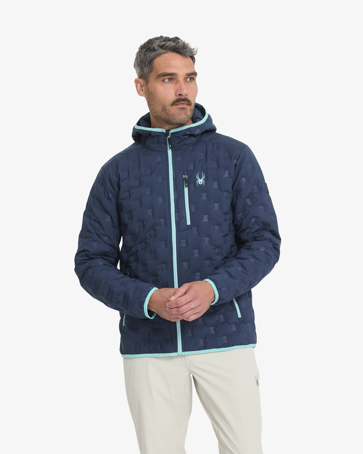 Men's Zenith Hooded Down Jacket - True Navy