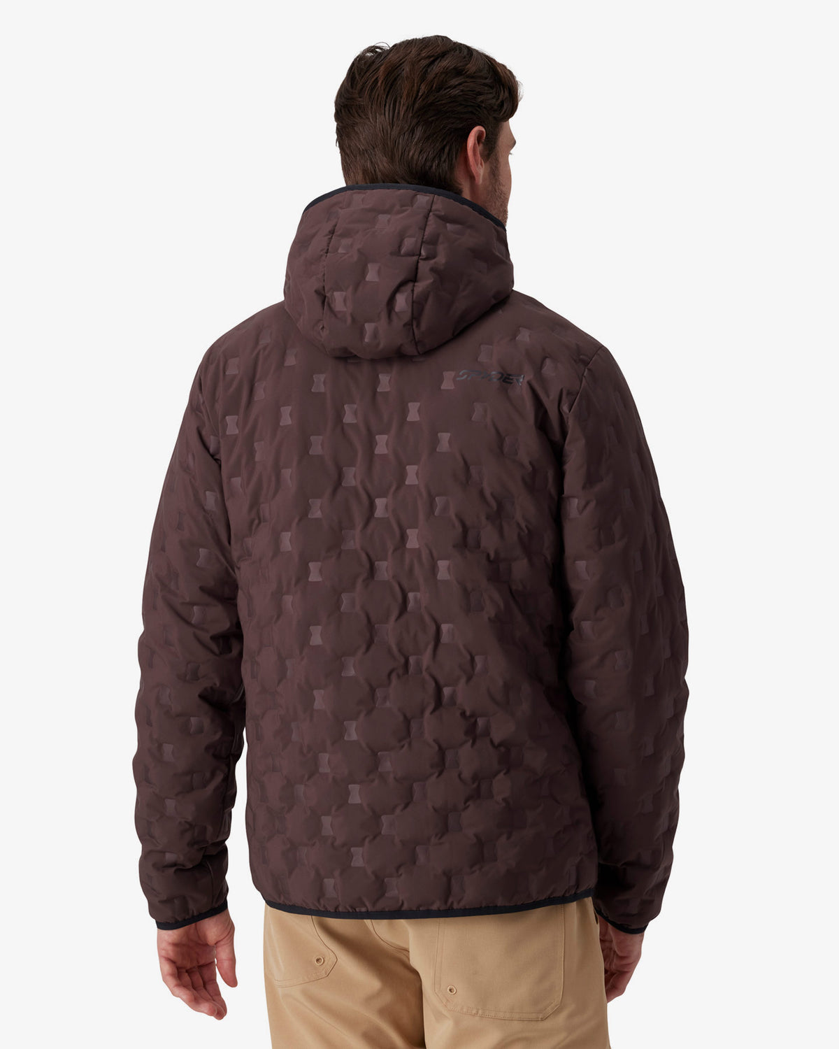 Men's Zenith Hooded Down Jacket - Mocha