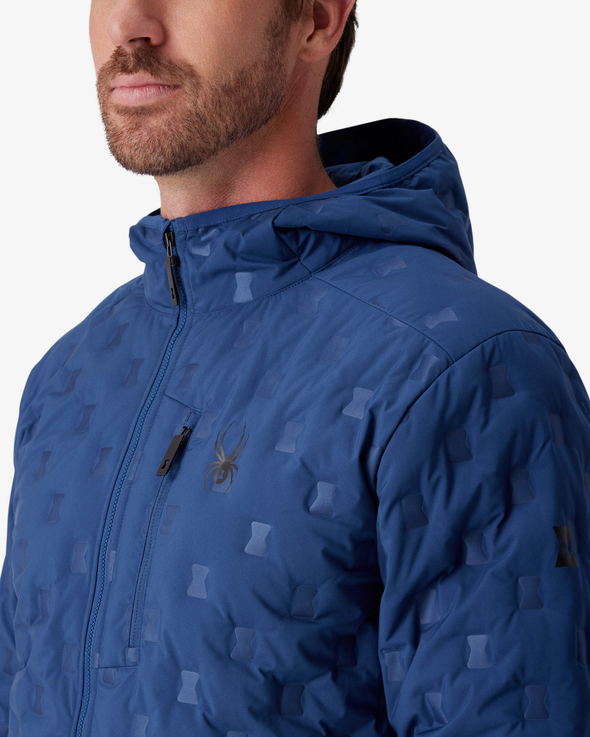 Men's Zenith Hooded Down Jacket - Indigo