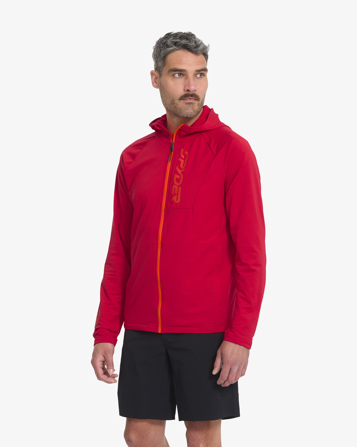 Men's GridWeb™ Fleece Hoodie - Spyder Red