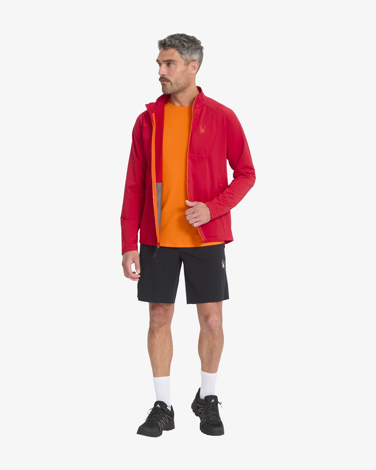Men's GridWeb™ Fleece - Spyder Red