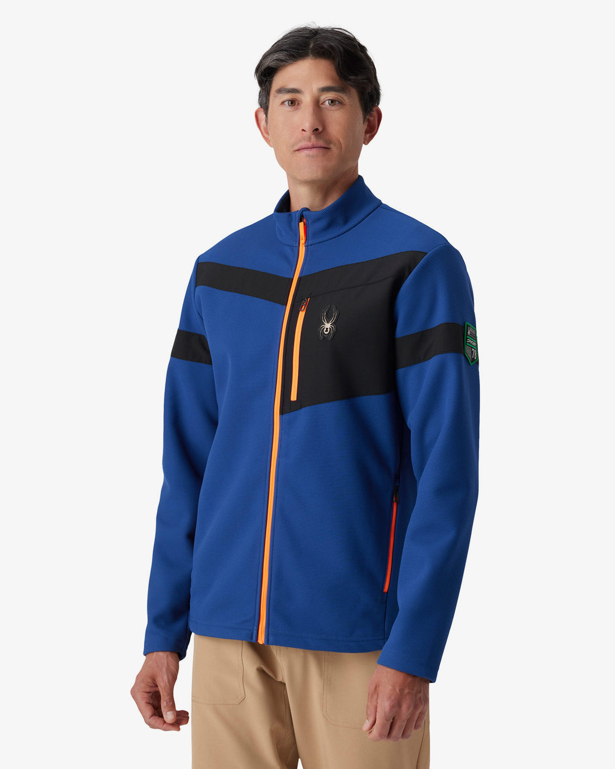 Men's Wengen Sweater Fleece Jacket - Indigo