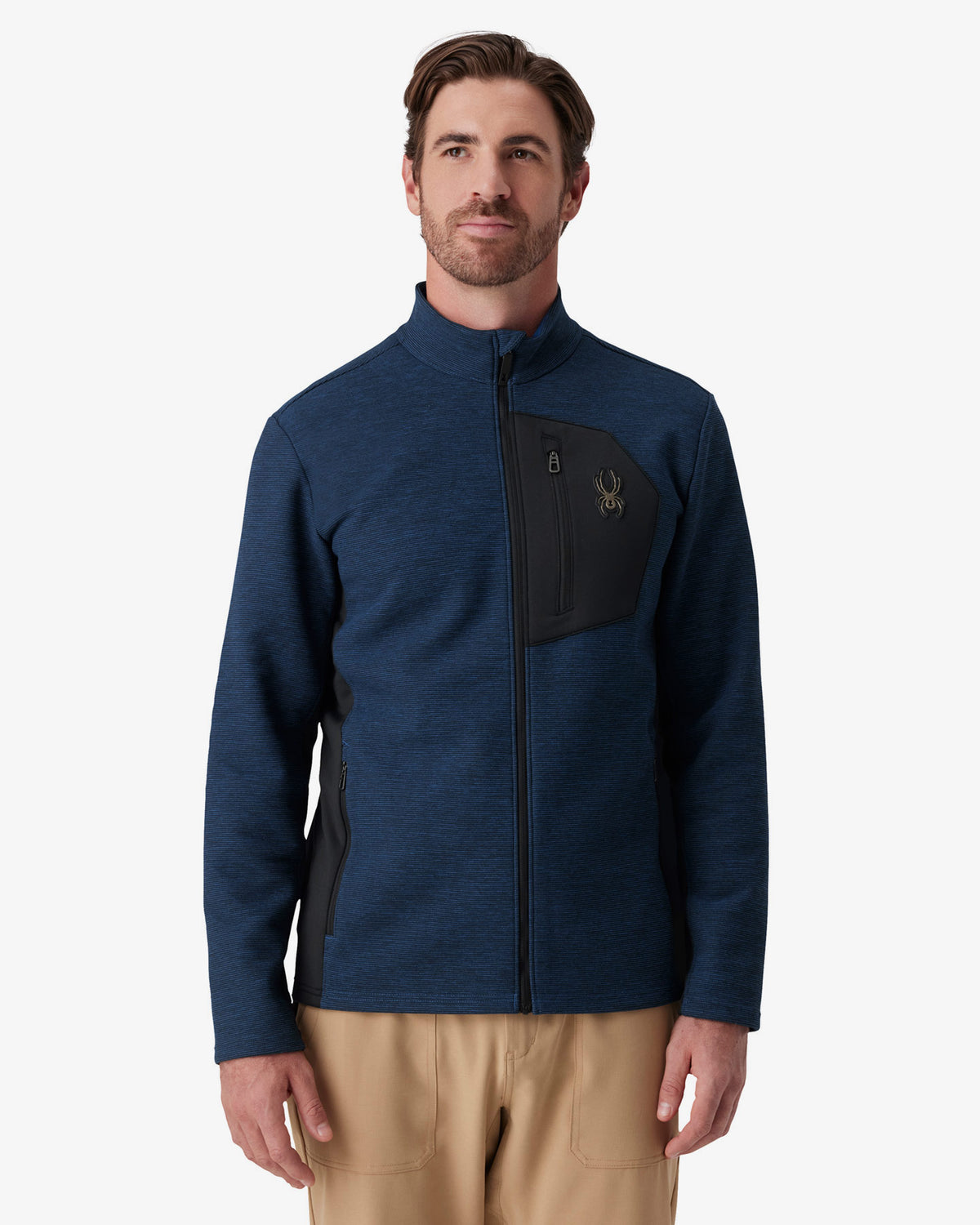 Men's Bandit Sweater Fleece Jacket - Indigo Melange