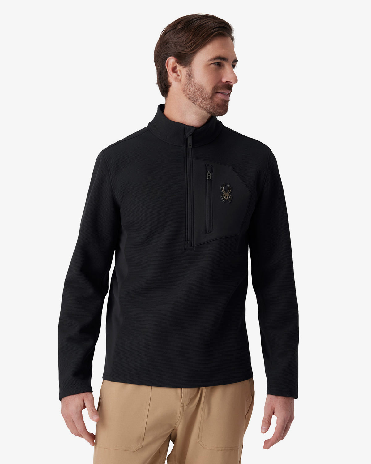 Men's Bandit Sweater Fleece 1/2 Zip - Black