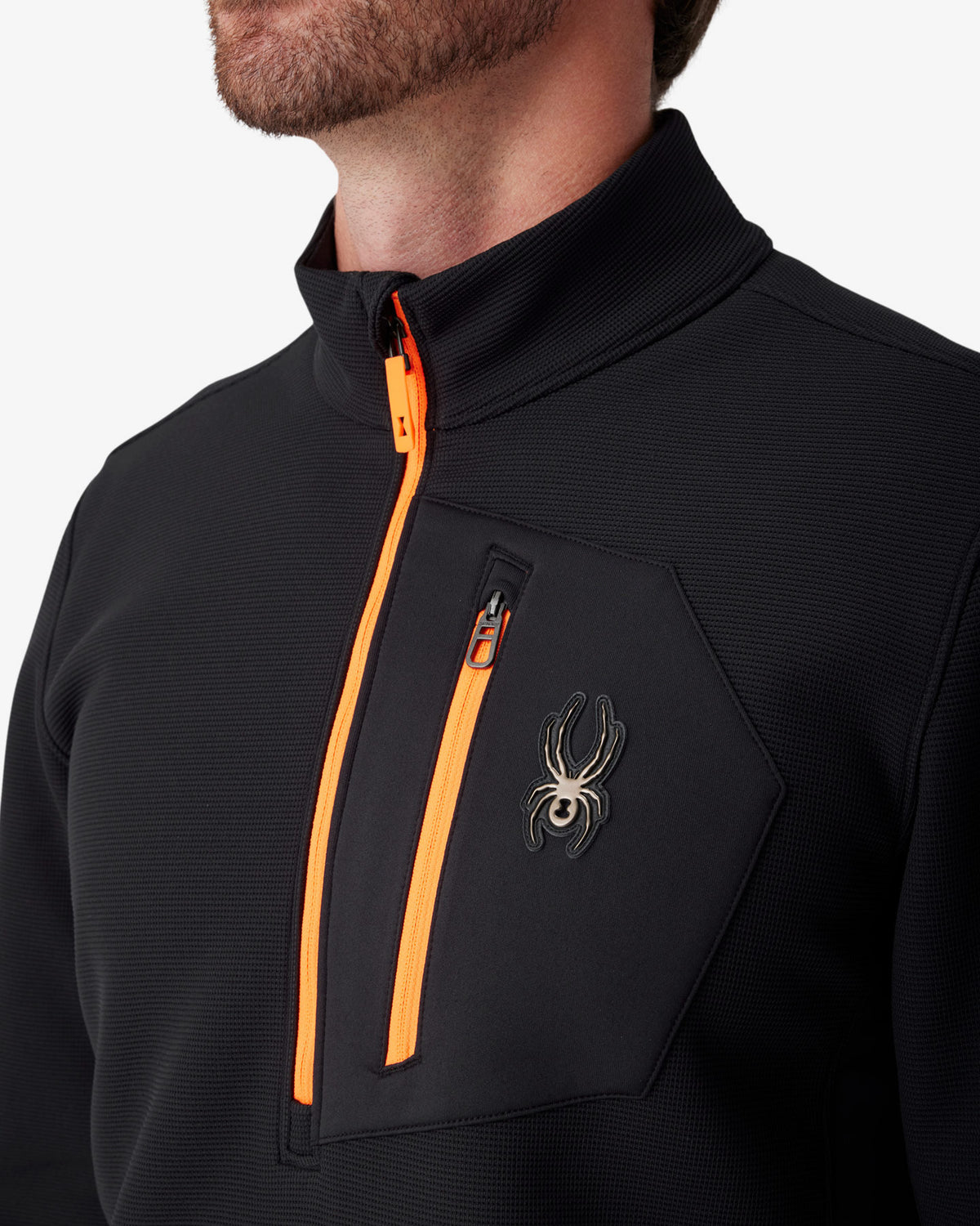 Men's Bandit Sweater Fleece 1/2 Zip - Fusion Orange