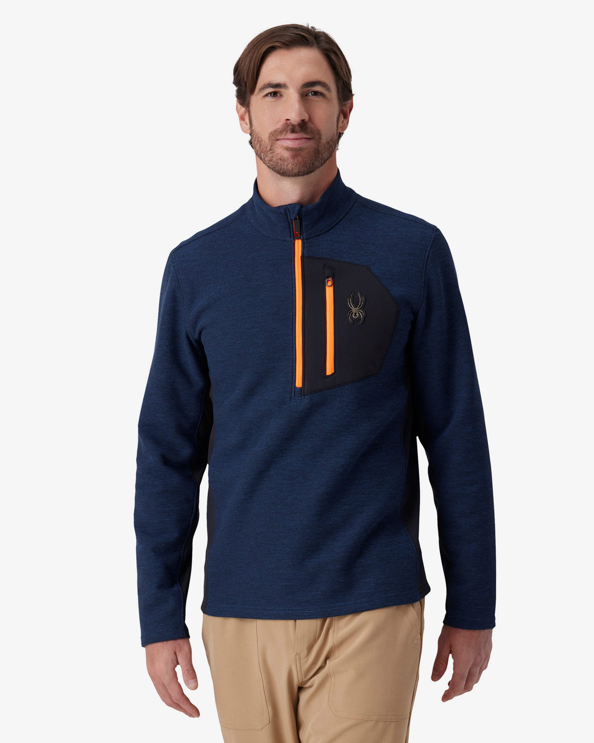 Men's Bandit Sweater Fleece 1/2 Zip - Indigo Melange