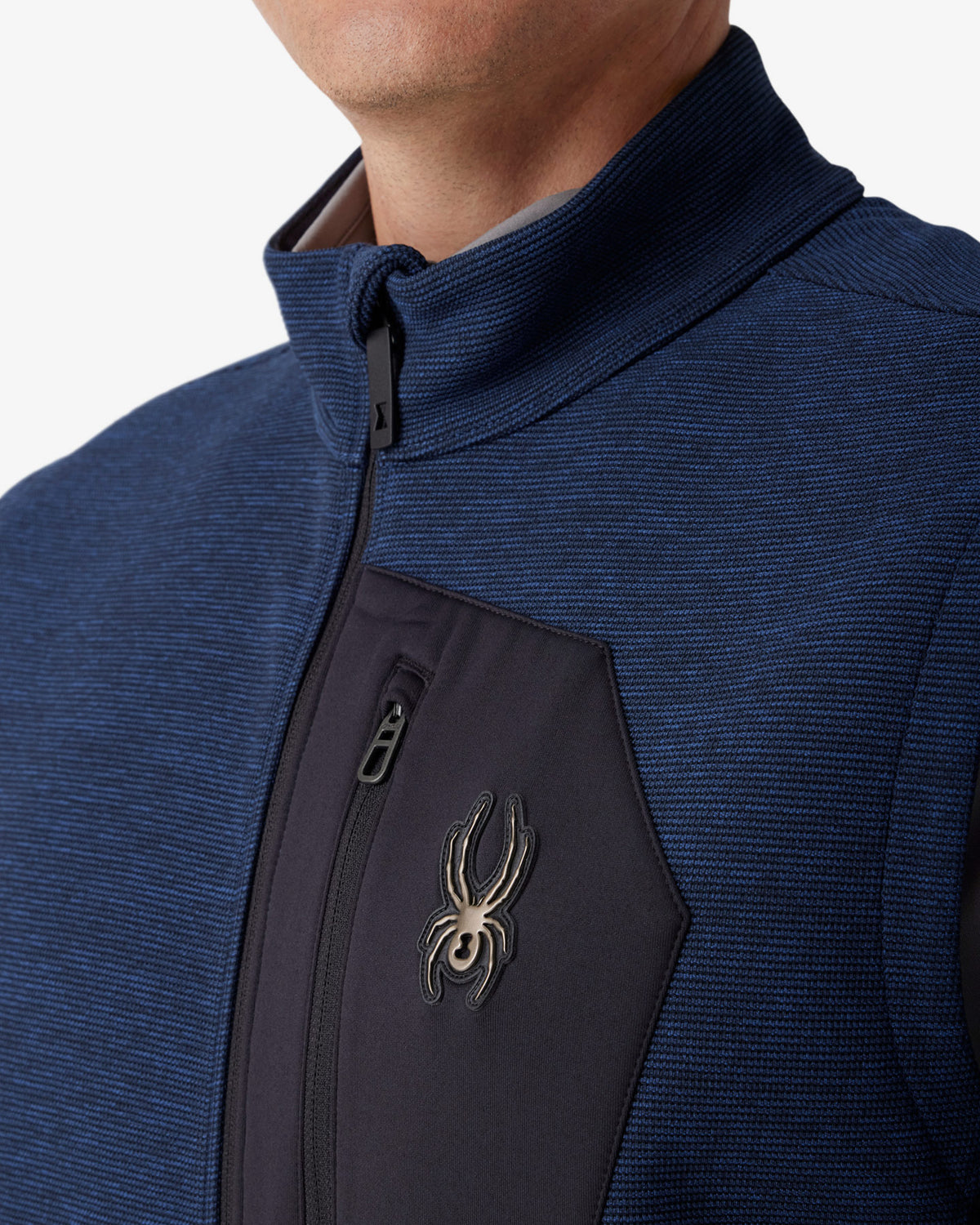 Men's Bandit Sweater Fleece Vest - Indigo Melange