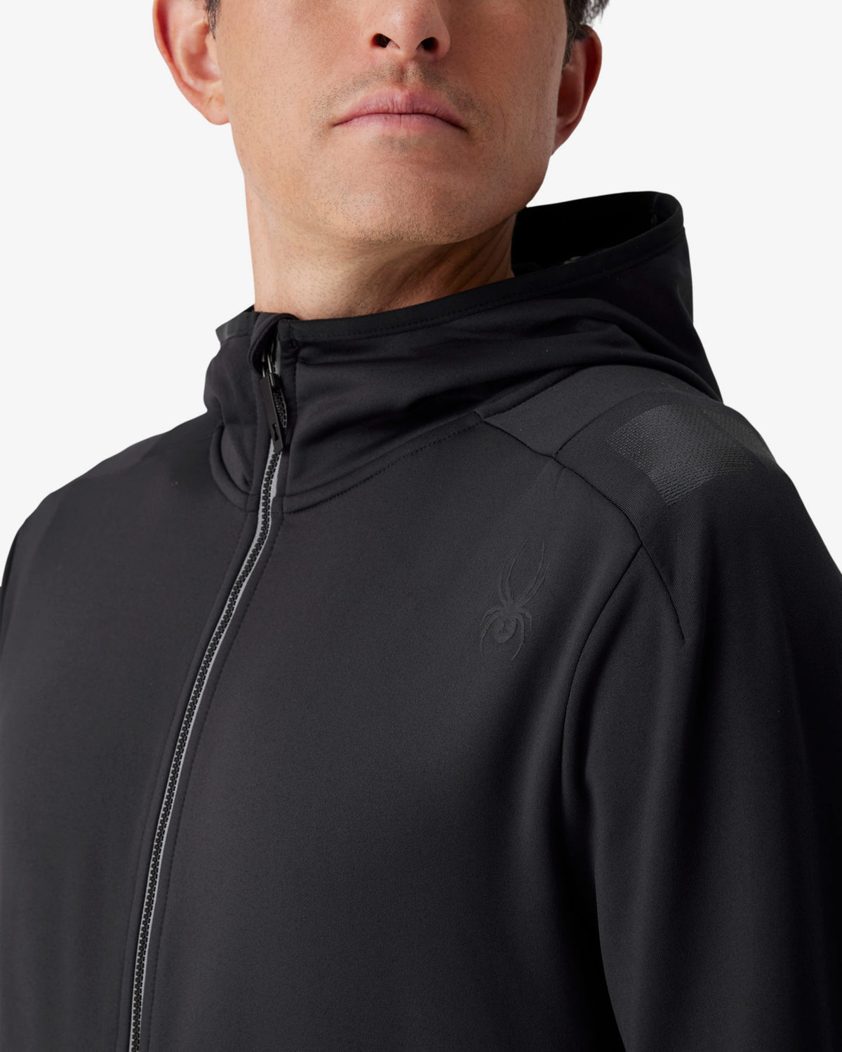 Men's Speed Fleece Hooded Jacket - Black