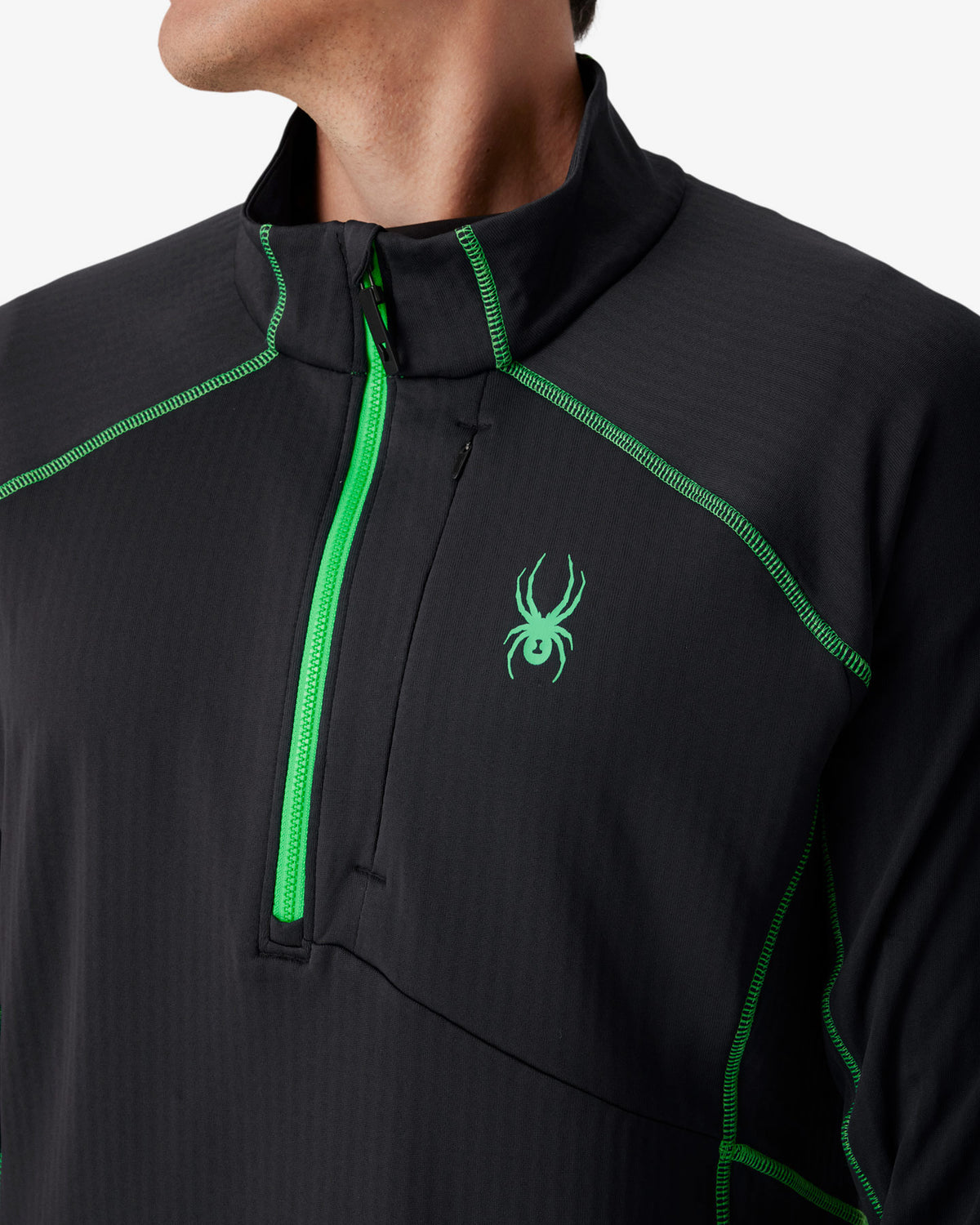 Men's Gridweb Fleece Quarter Zip