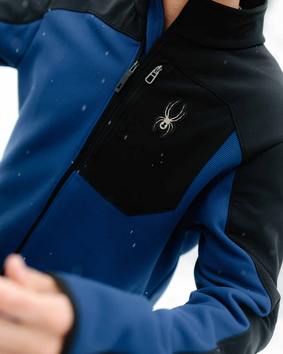 Men's Web Shellfleece Jacket - Indigo