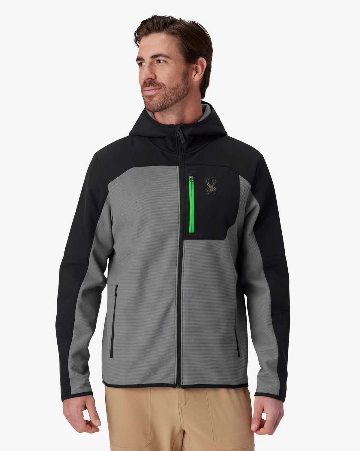 Men's Web Shellfleece Hooded Jacket