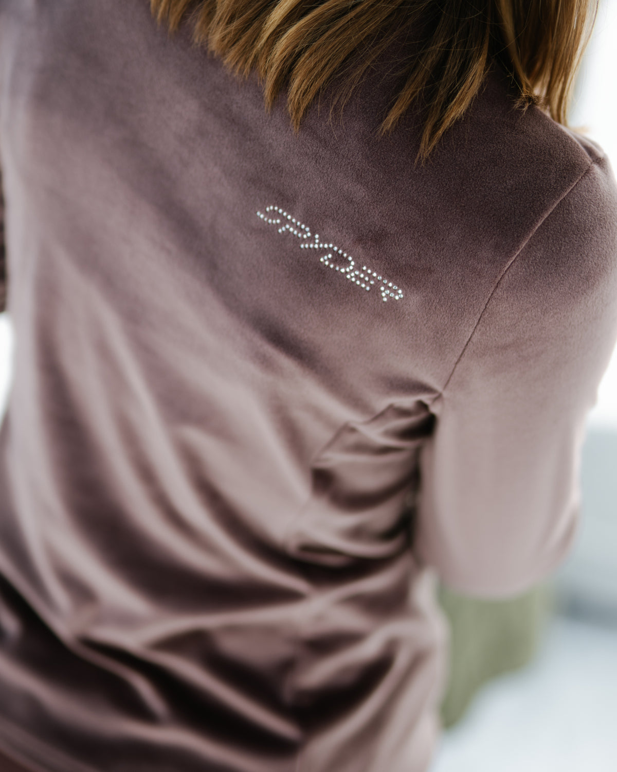 Women's Shimmer Bug 1/2 Zip - Mocha