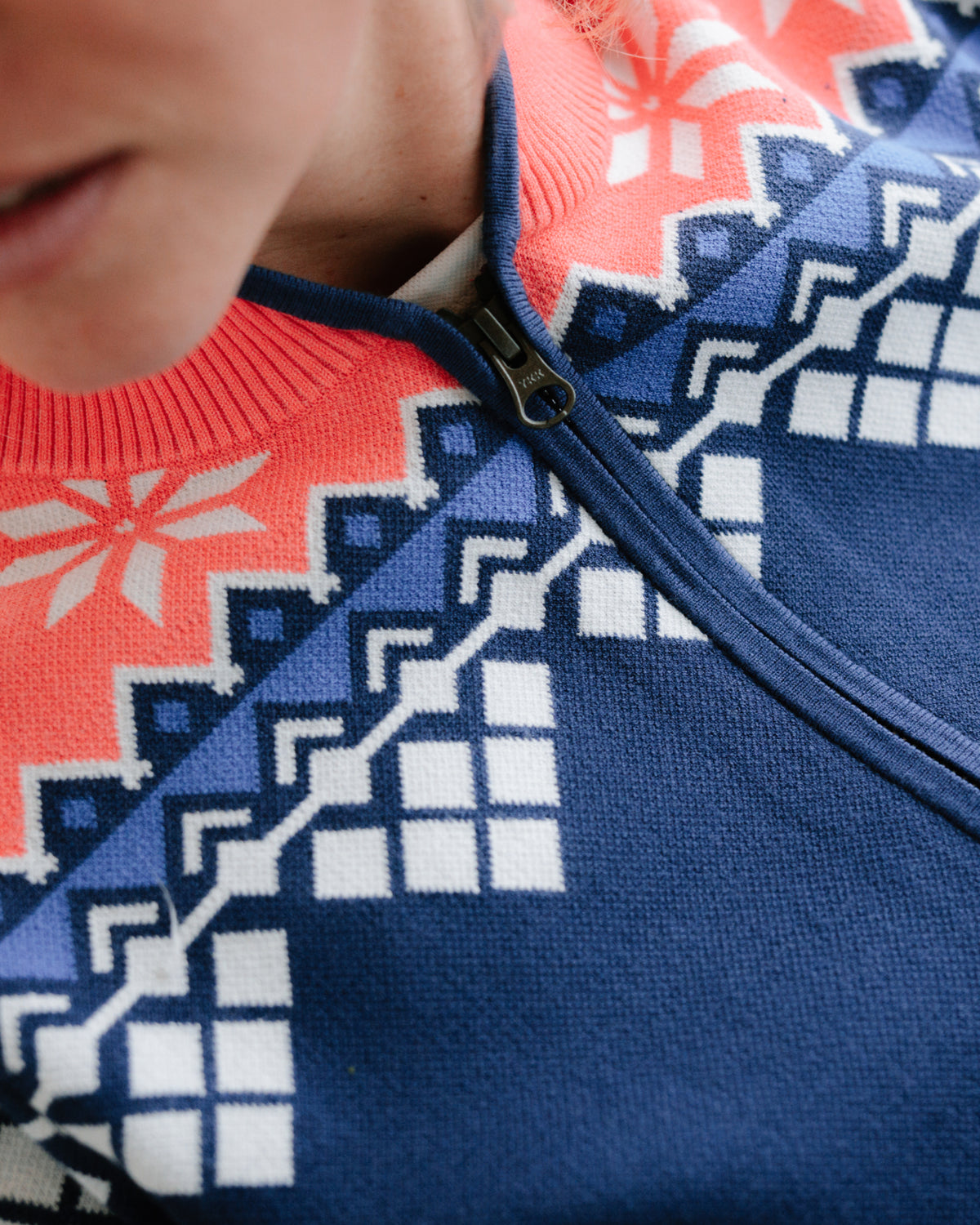 Women's Spritz Ski Sweater Jacket - Indigo