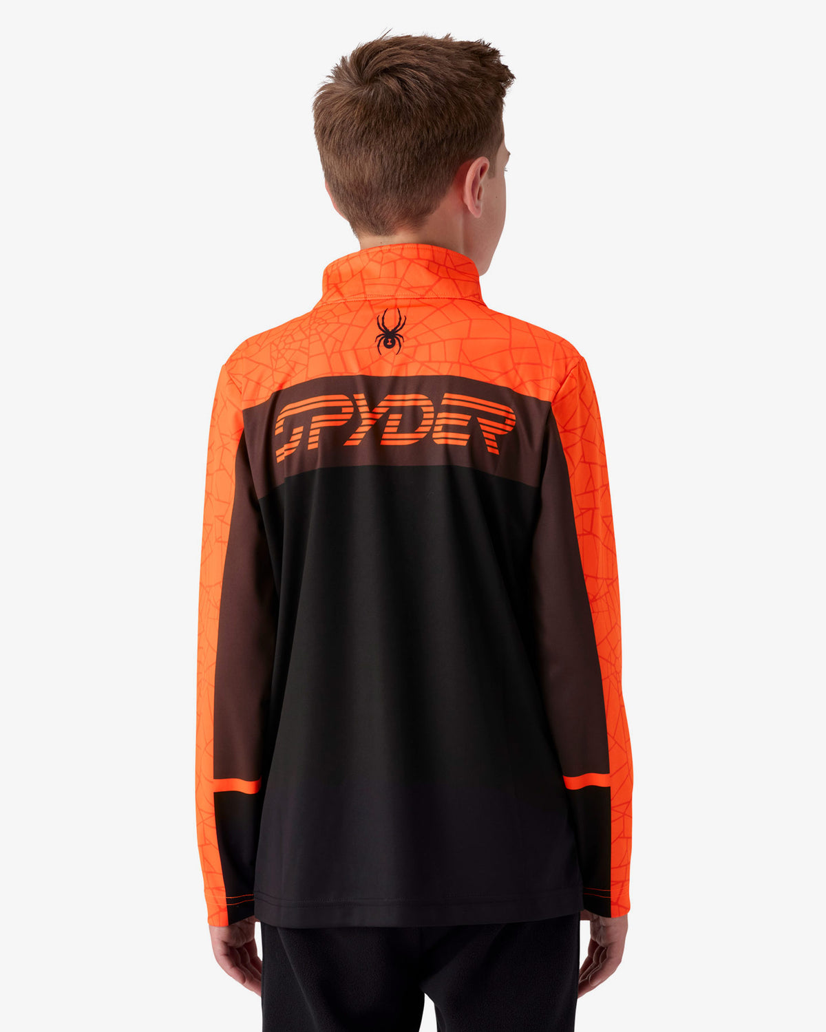 Boys' Jacobs 1/2 Zip - Fusion Orange