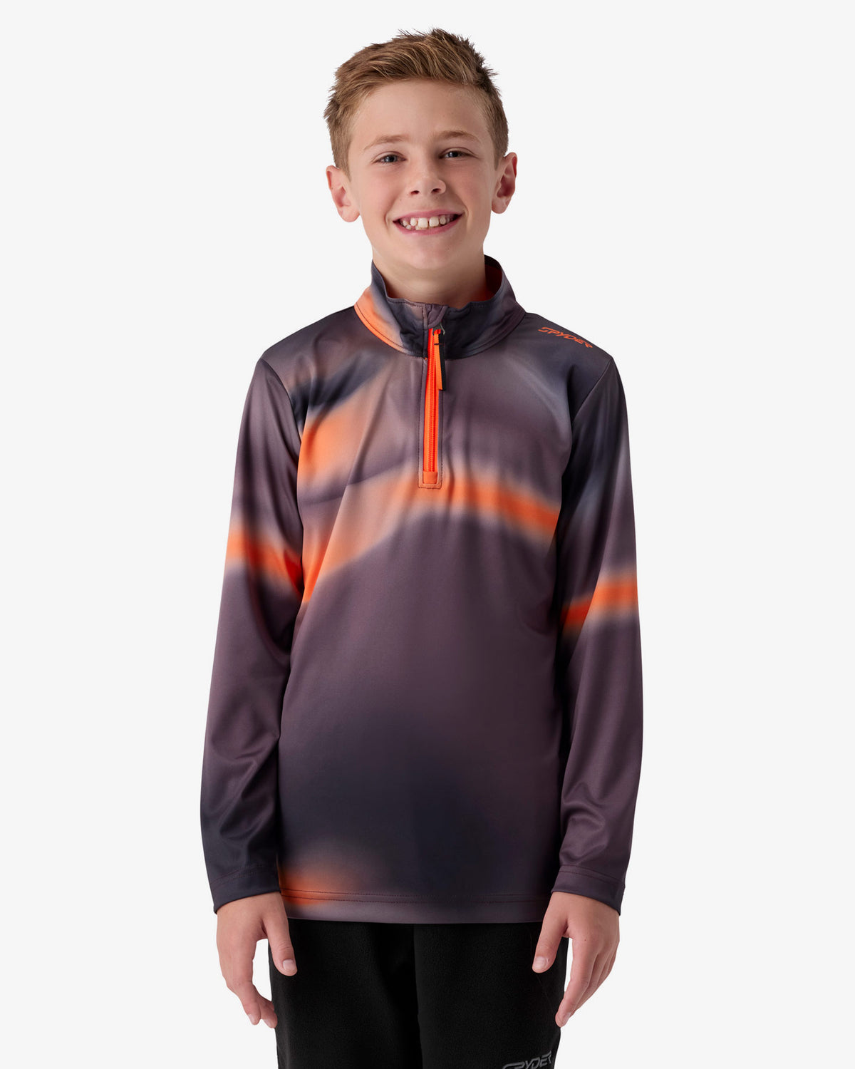 Boys' Jacobs 1/2 Zip - Mocha