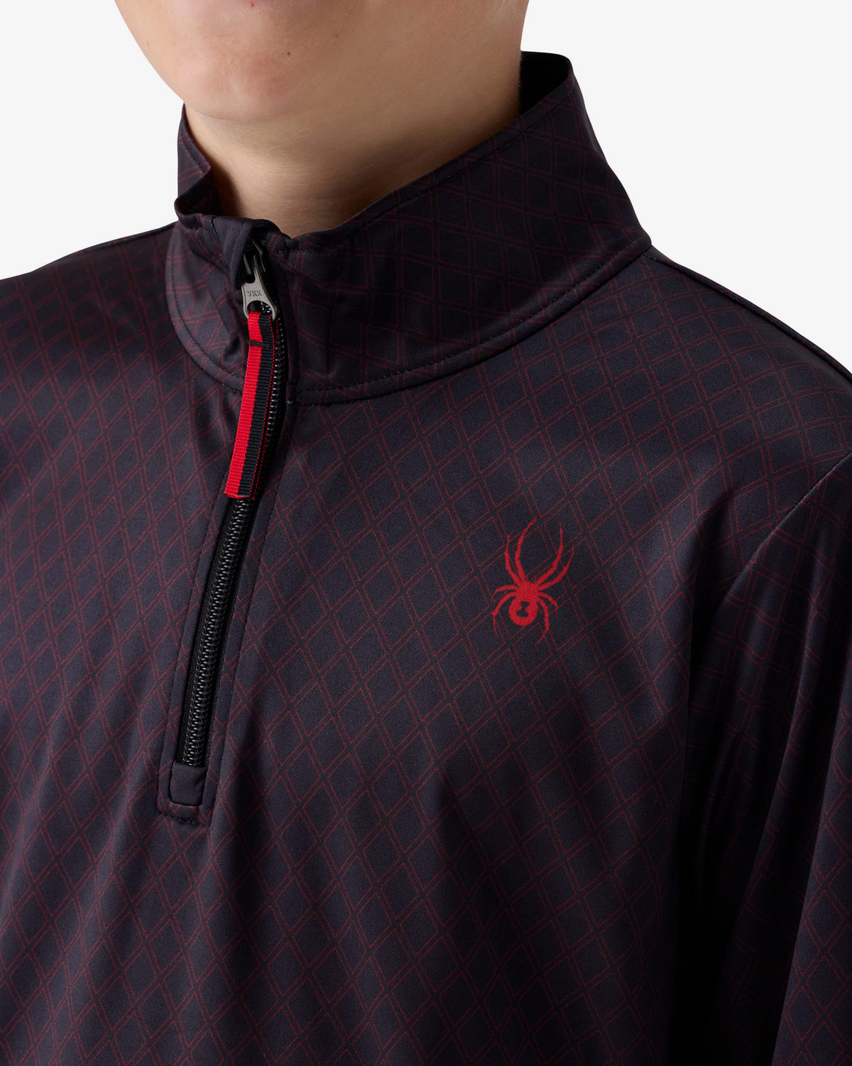 Boys' Jacobs 1/2 Zip - Spyder Red