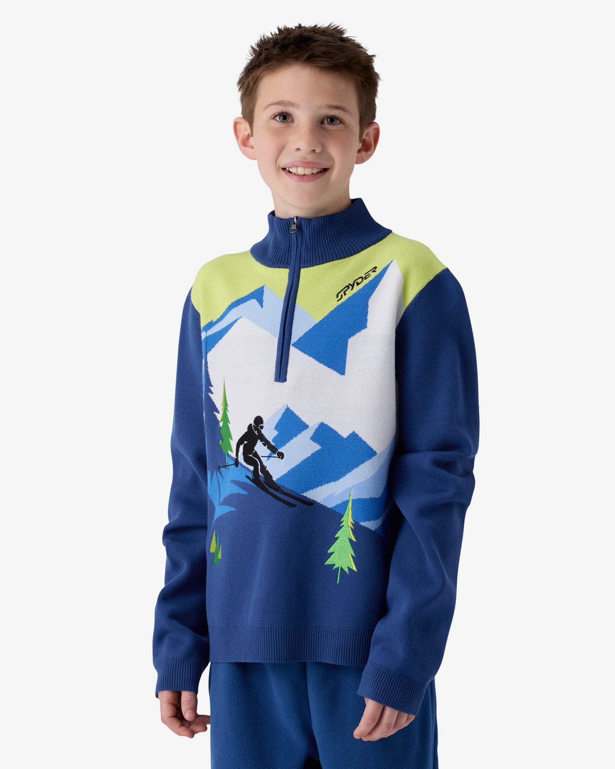 Boys' Blizzard Ski Sweater - Indigo