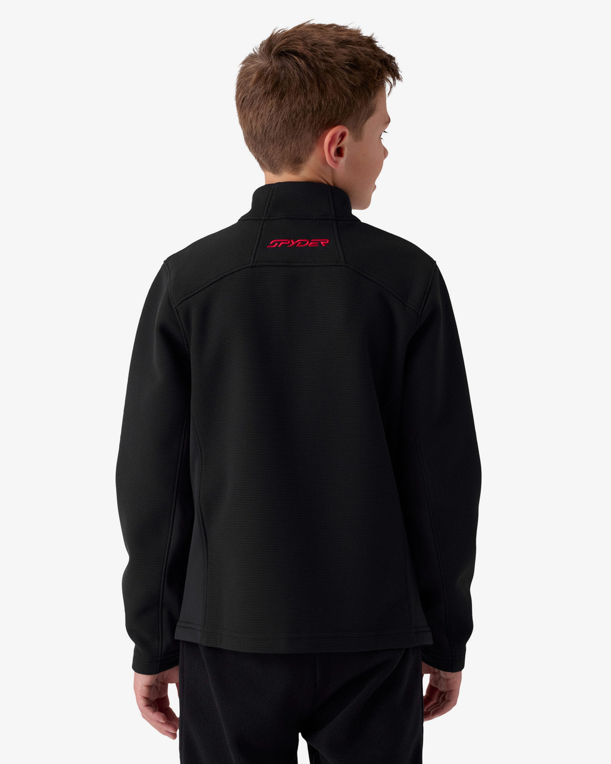 Boys' Bandit Sweater Fleece Jacket - Black