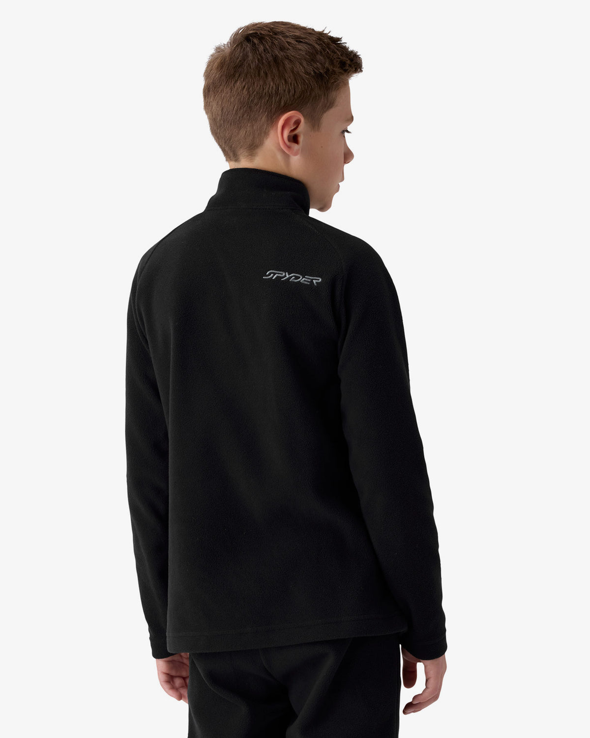 Boys' Youth Speed Fleece 1/2 Zip - Black