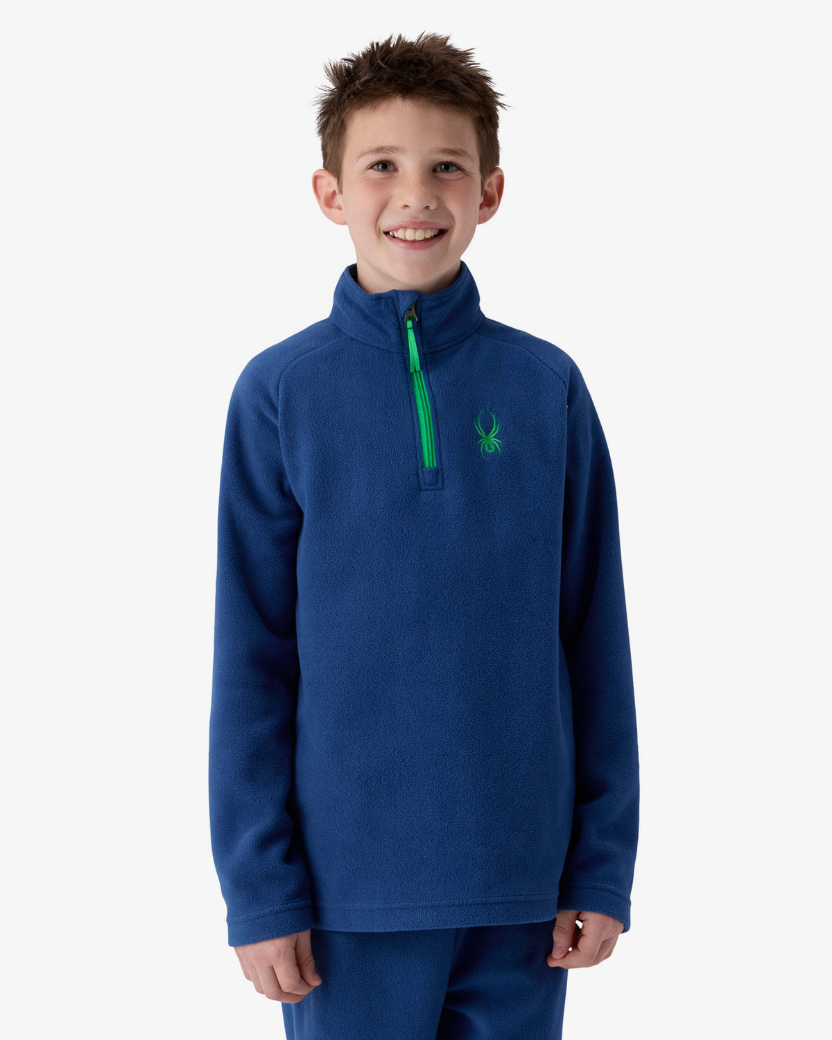 Boys' Youth Speed Fleece 1/2 Zip - Indigo