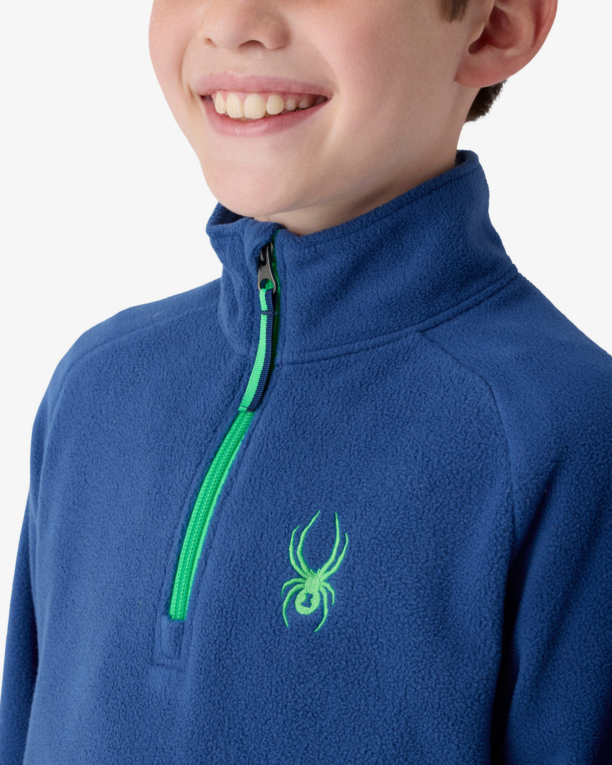 Boys' Youth Speed Fleece 1/2 Zip - Indigo