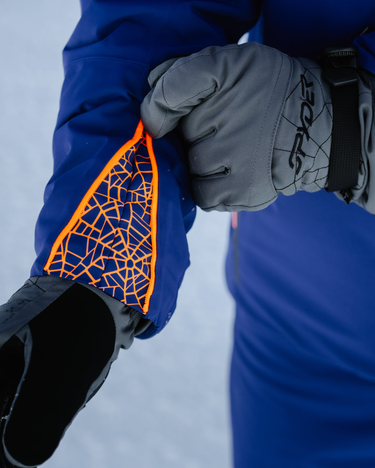Men's Overweb Ski Gloves - Polar