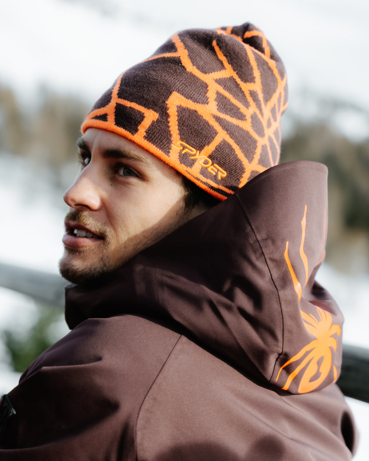 Men's Reversible Web Hat - Fusion Orange