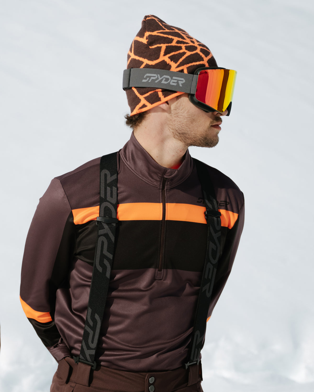 Men's Reversible Web Hat - Fusion Orange