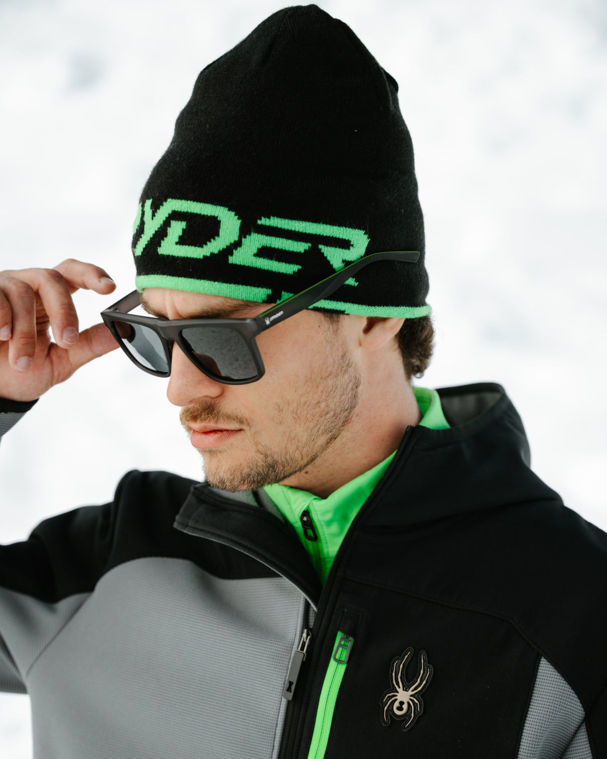 Men's Reversible Innsbruck Hat - Strobe Green