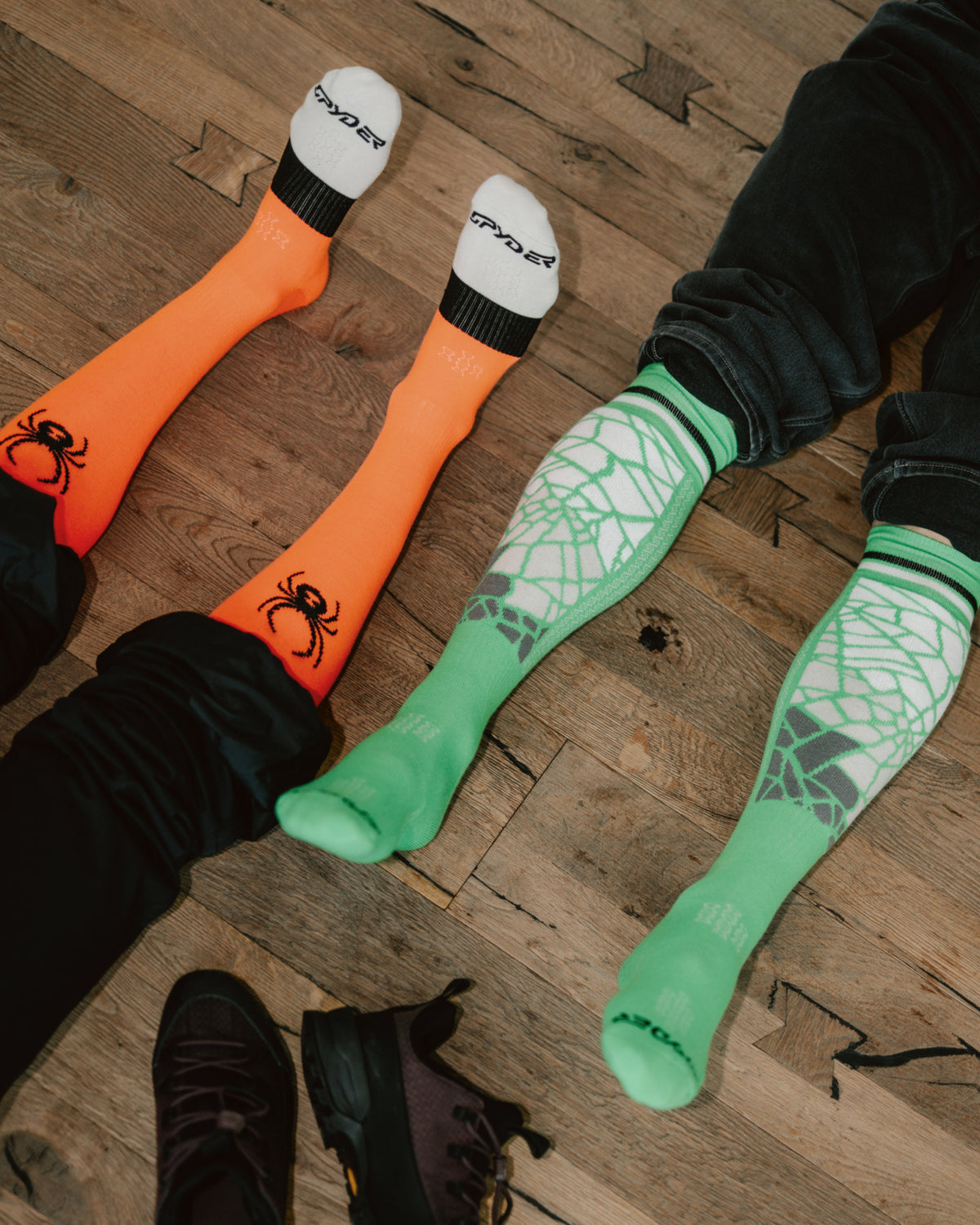Men's Sweep Ski Socks - Strobe Green