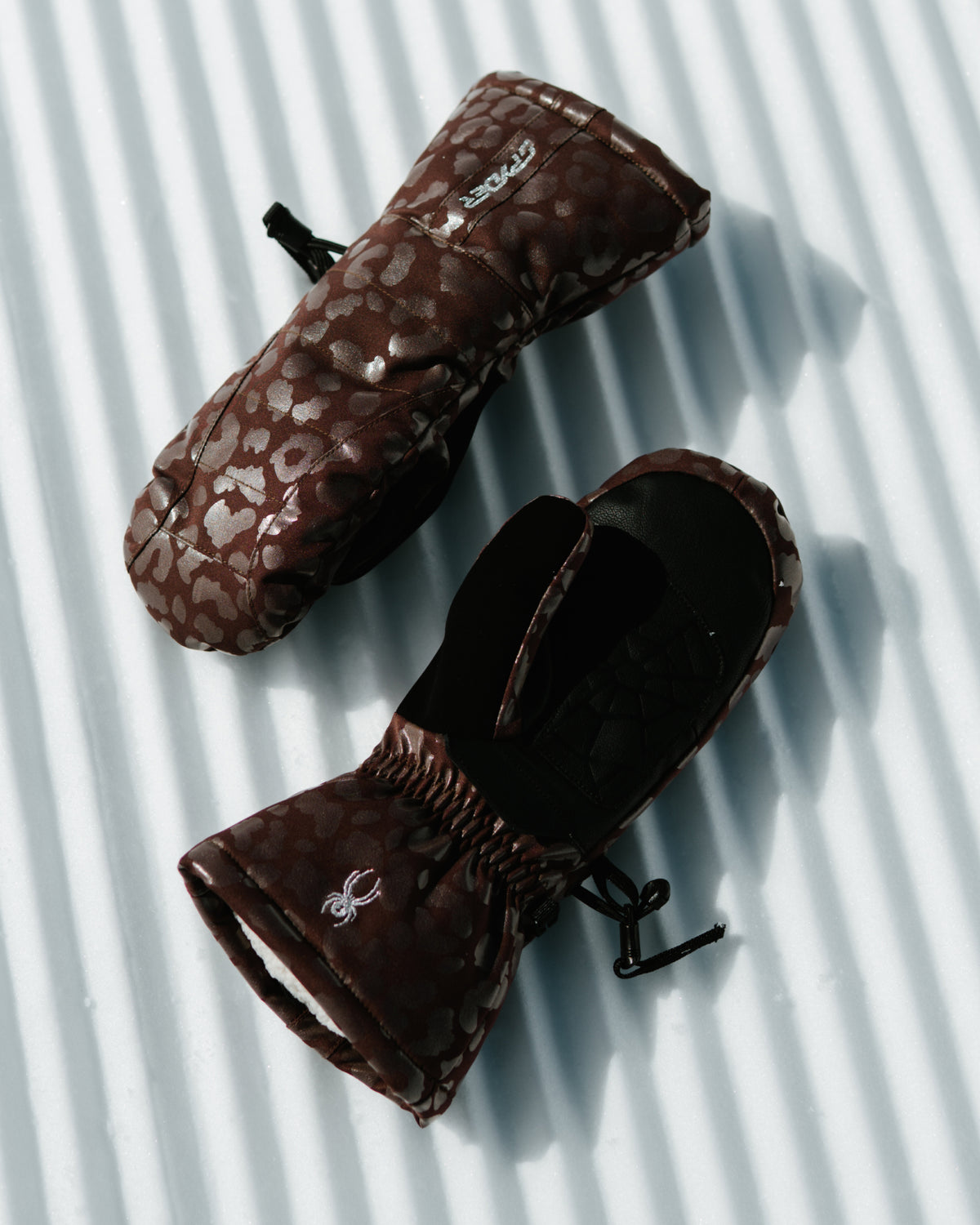 Women's Inspire Ski Mittens - Leopard
