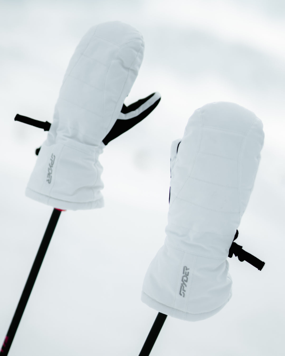 Women's Inspire Ski Mittens - White