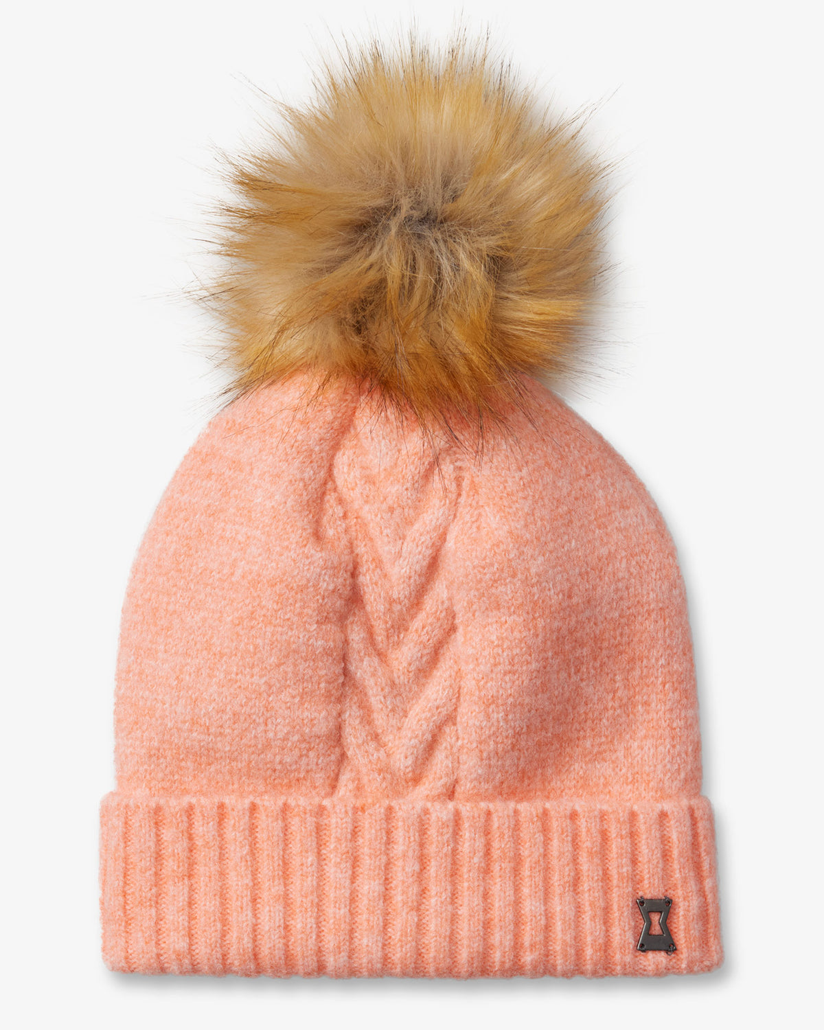 Women's Plait Pom Hat