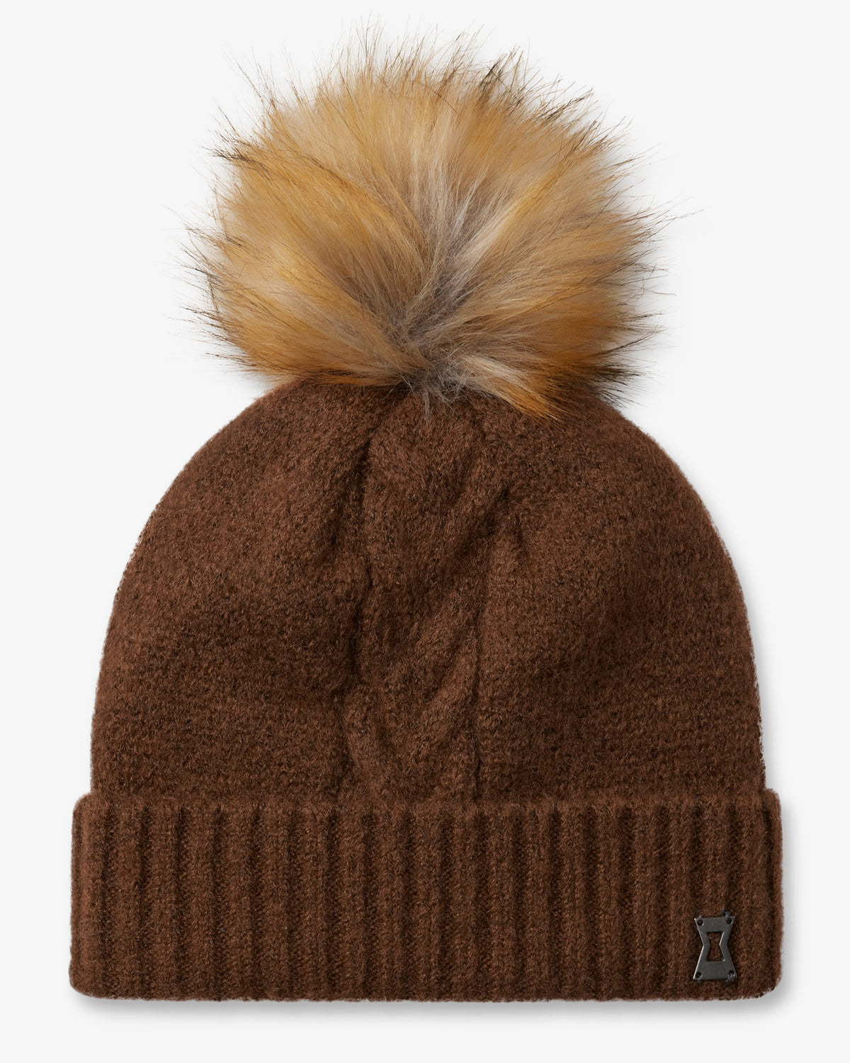 Women's Plait Pom Hat
