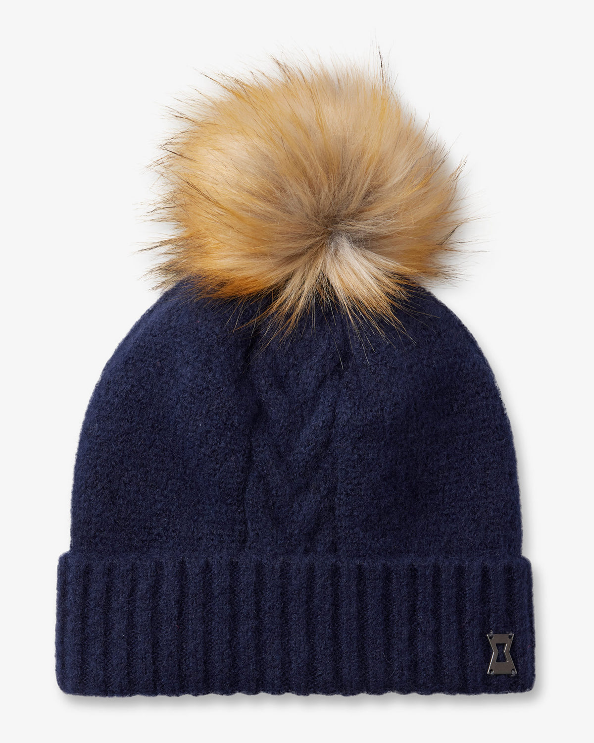 Women's Plait Pom Hat