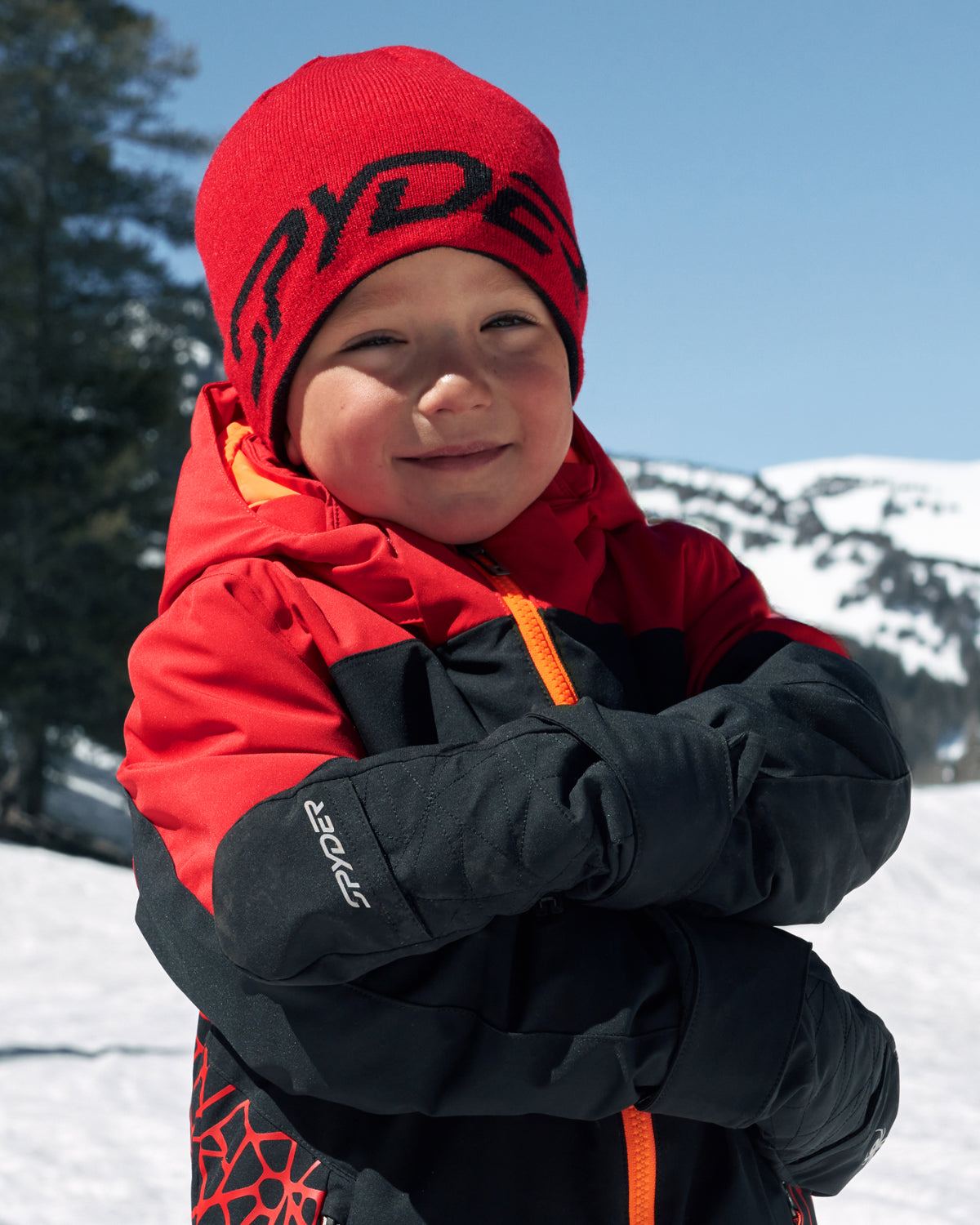 Boys' Reversible Bug Hat - Spyder Red