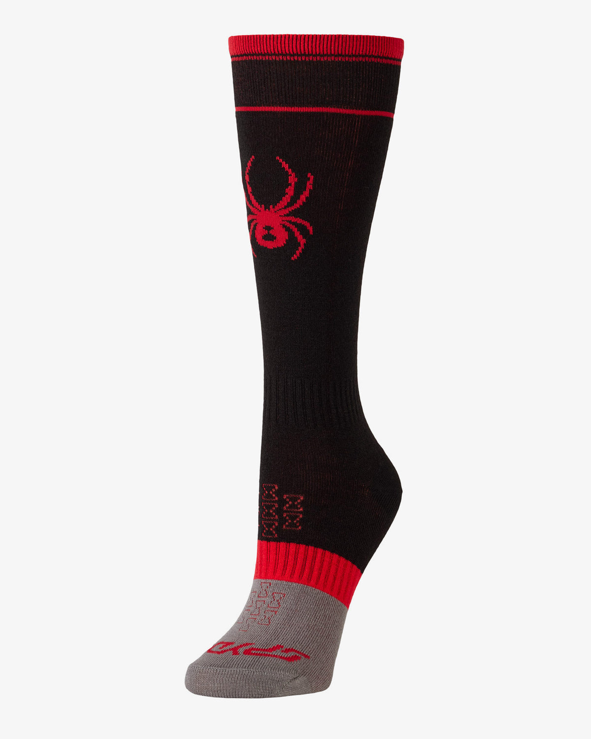 Boys' Youth Bug Liner Ski Socks - Black