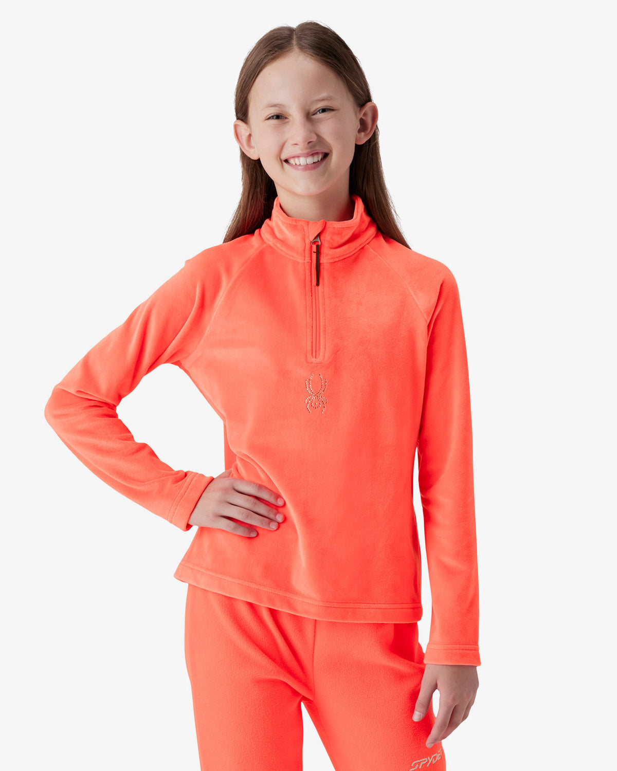 Girls' Shimmer Bug 1/2 Zip