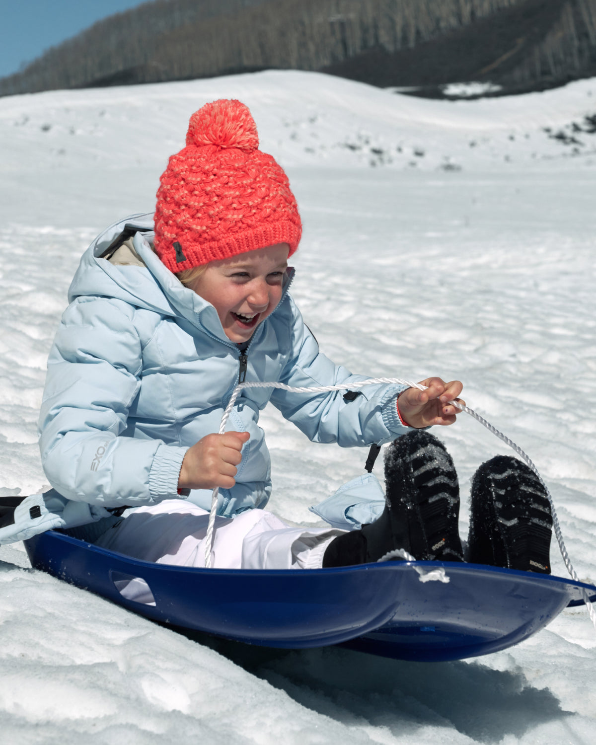Girls' Brrr Berry Hat - Electric Coral