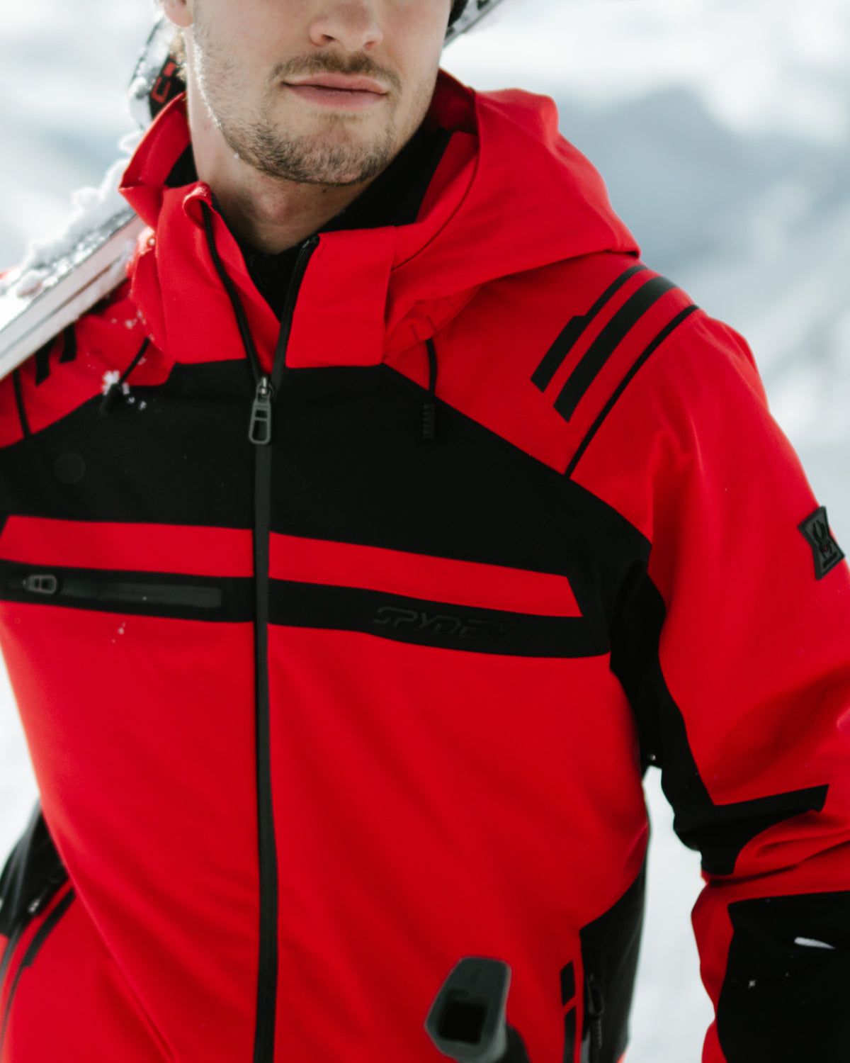 Men's Titan Jacket - Spyder Red