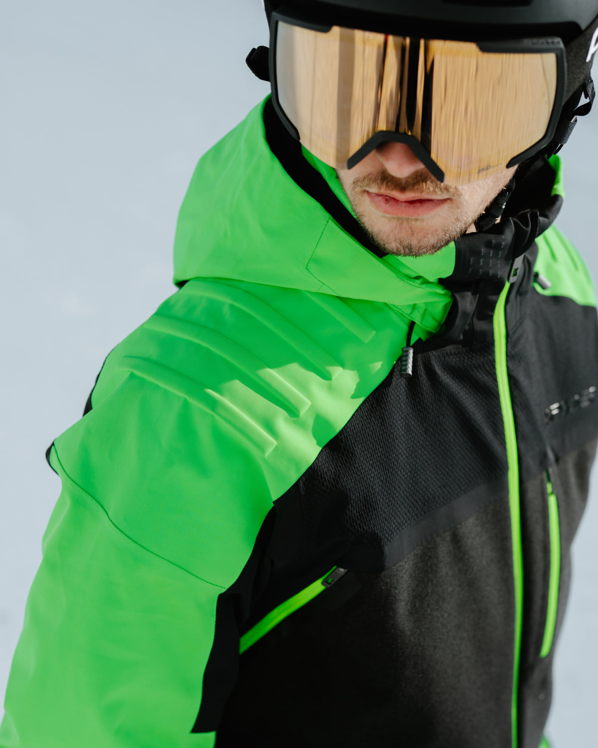 Men's Vanqysh Melange Jacket - Black Melange