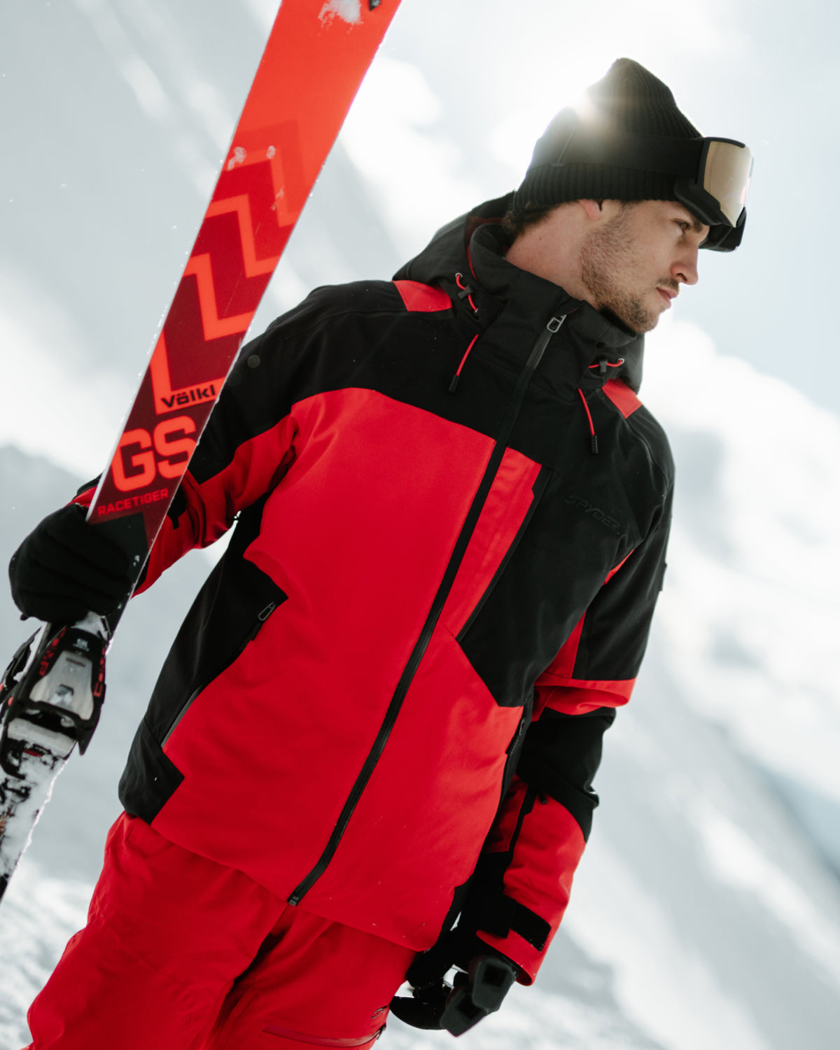 Men's Leader Jacket - Spyder Red