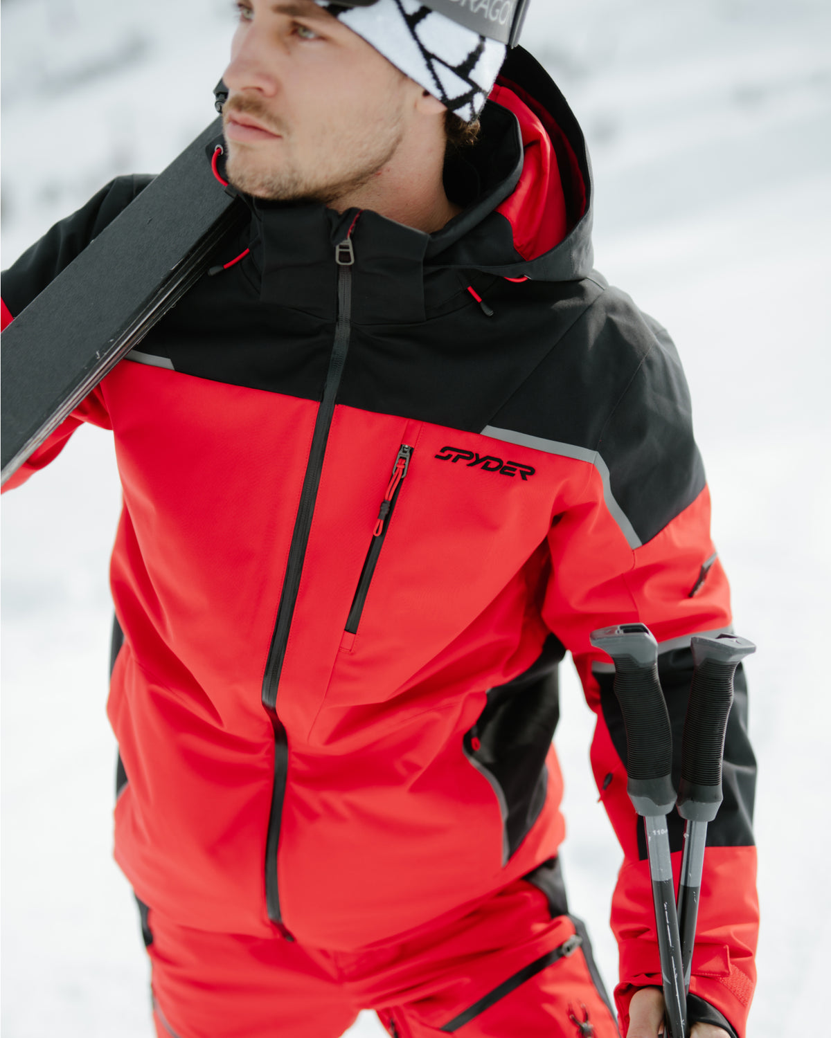 Men's Chambers Jacket - Spyder Red