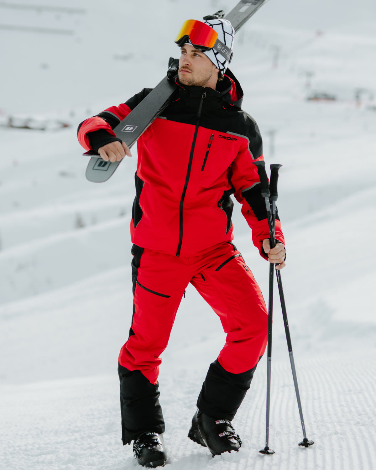 Men's Chambers Jacket - Spyder Red