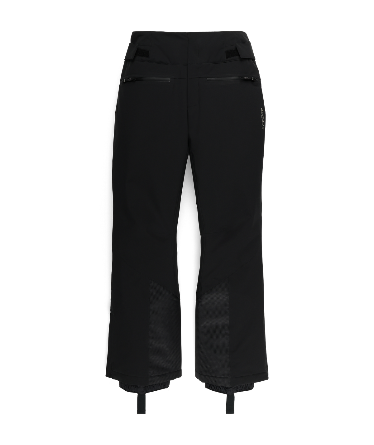 Black pants on a white background