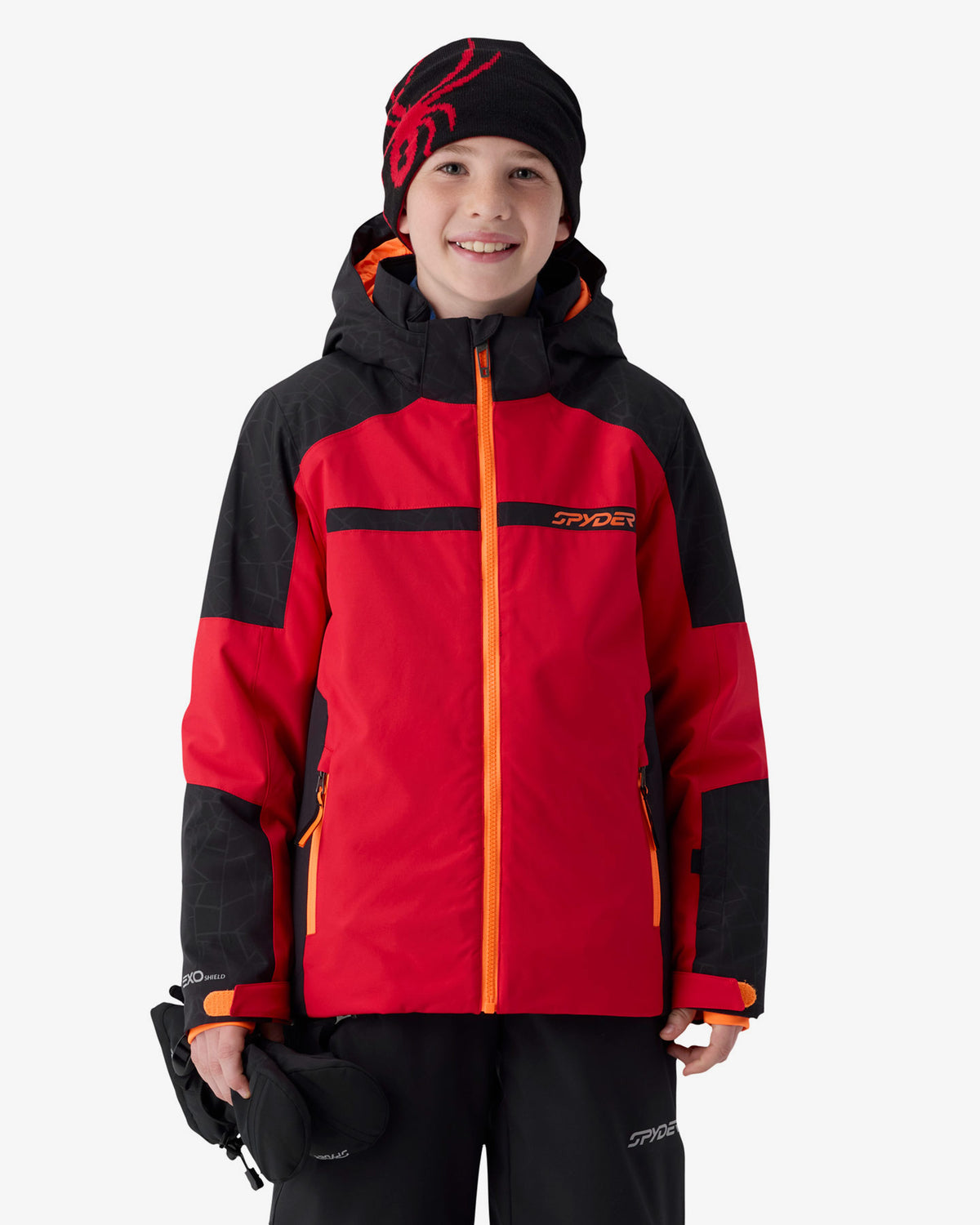 Boys' Challenger Jacket - Spyder Red