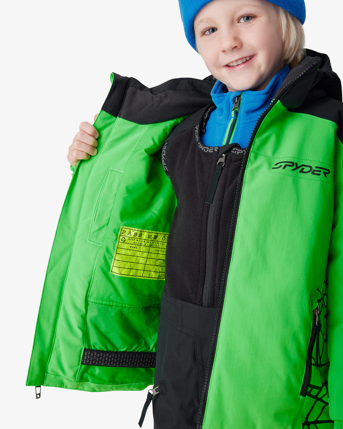 Boys' Challenger Jacket - Strobe Green