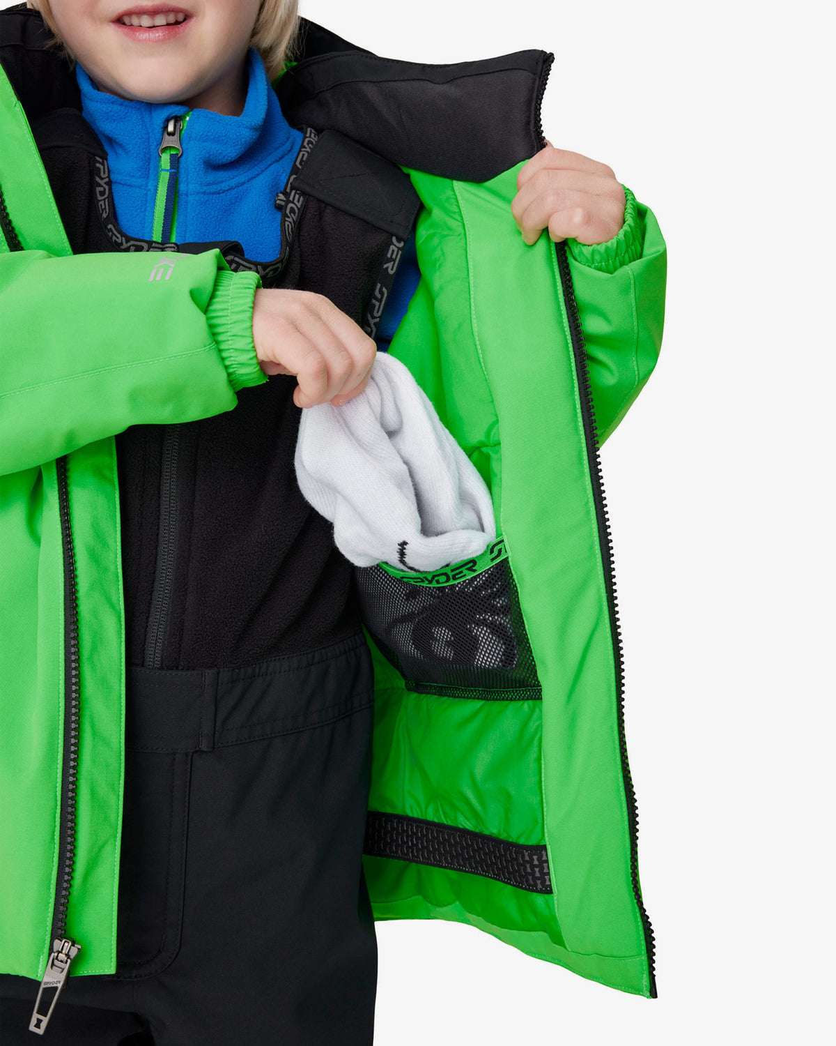 Boys' Challenger Jacket - Strobe Green